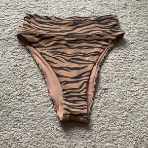 aerie cheetah high waisted bikini bottoms